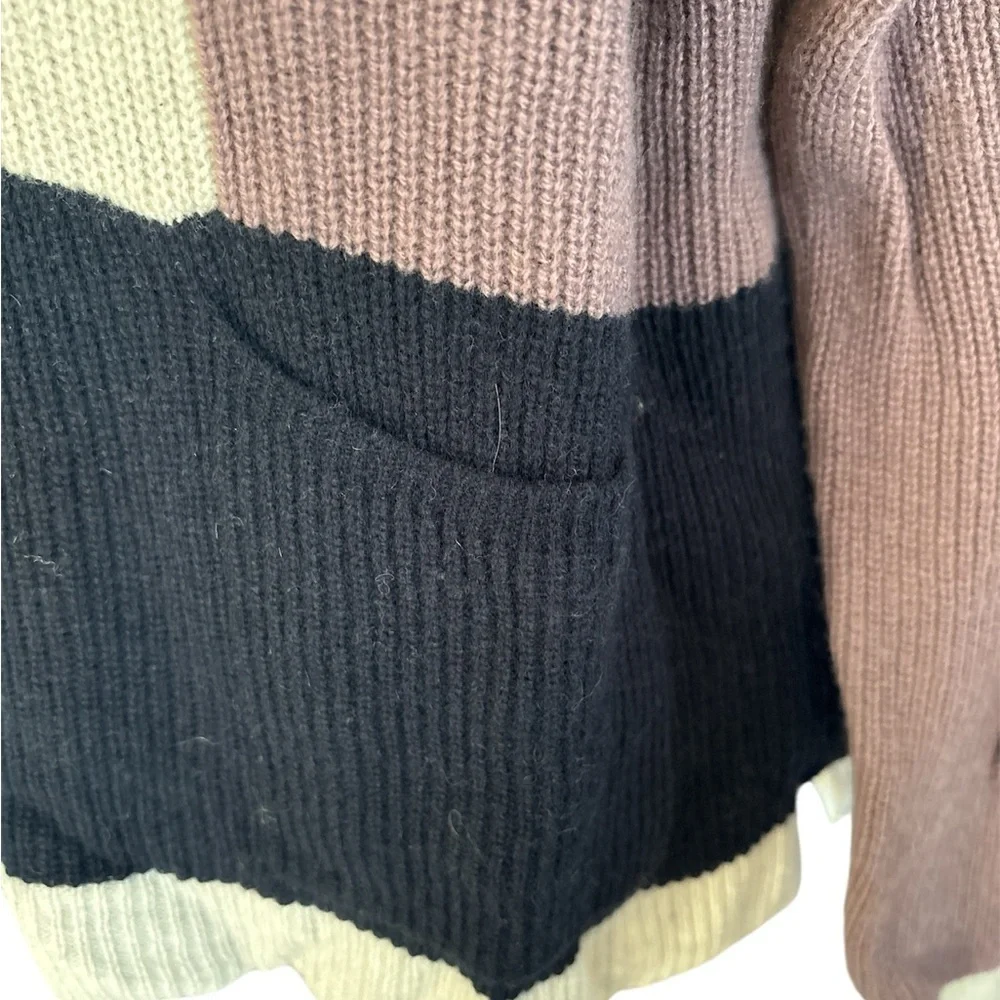 Madewell Glenbrook Half-Zip Colorblock Pullover Sweater,